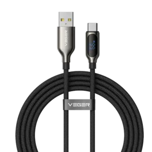 VEGER - Veger - Cable USB 2.0 para cualquier dispositivo - USB-A a USB-C - Conector de aleación de... (VG-AC1-XHJ)