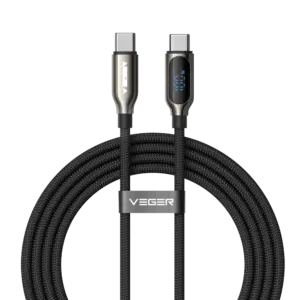 VEGER - Veger - Cable USB 2.0 para cualquier dispositivo - USB-C a USB-C - Conector de aleación de... (VG-CC1-XHJ)