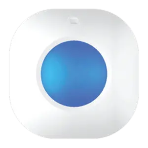 CHUANGO - Sirena para interior - Inalámbrico - Antena interna - Potencia 90 dB y luz destelleante -... (WS-105)