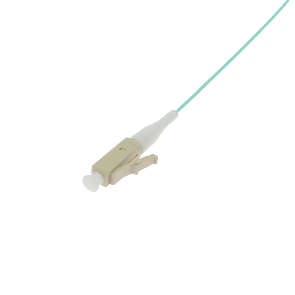 SAFIRE - Pigtail de fibra óptica simplex - Fibra multimodo OM4 de alta velocidad - Conector LC con... (SF-LC-UPC-OM4-0015M-D09-A) - Imagen 4