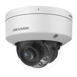 HIKVISION - Cámara Domo IP Hikvision de la gama PRO - Resolución 8 Mpx | Lente 2.8 mm - IR y Luz Blanca... (iDS-2CD5D87G2/V-X